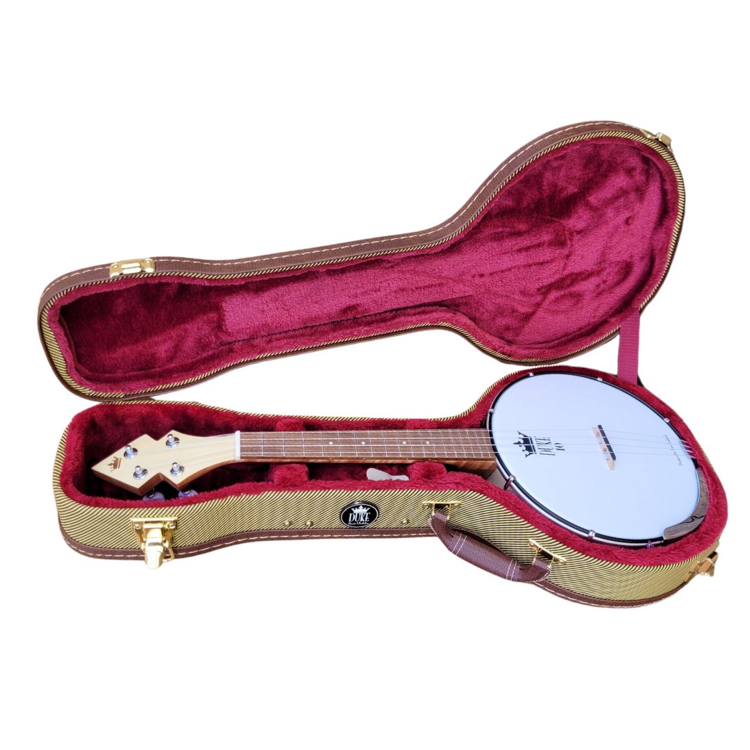 Tweed Hard Case for DUKE10-V3 Banjolele (Incl. Sea Freight to US Only ...